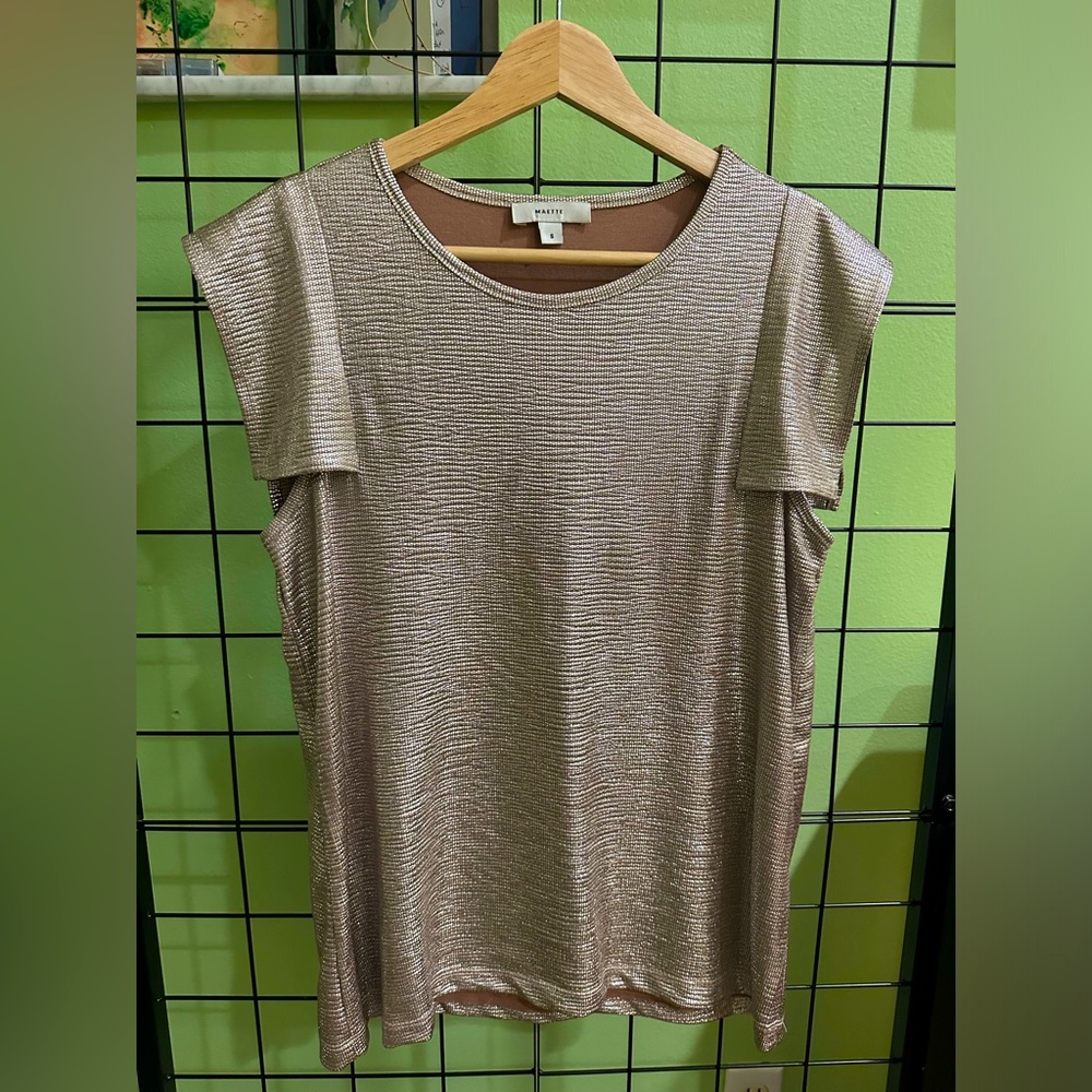 MAETTE SILVER SPARKLE TOP by Stella and Dot